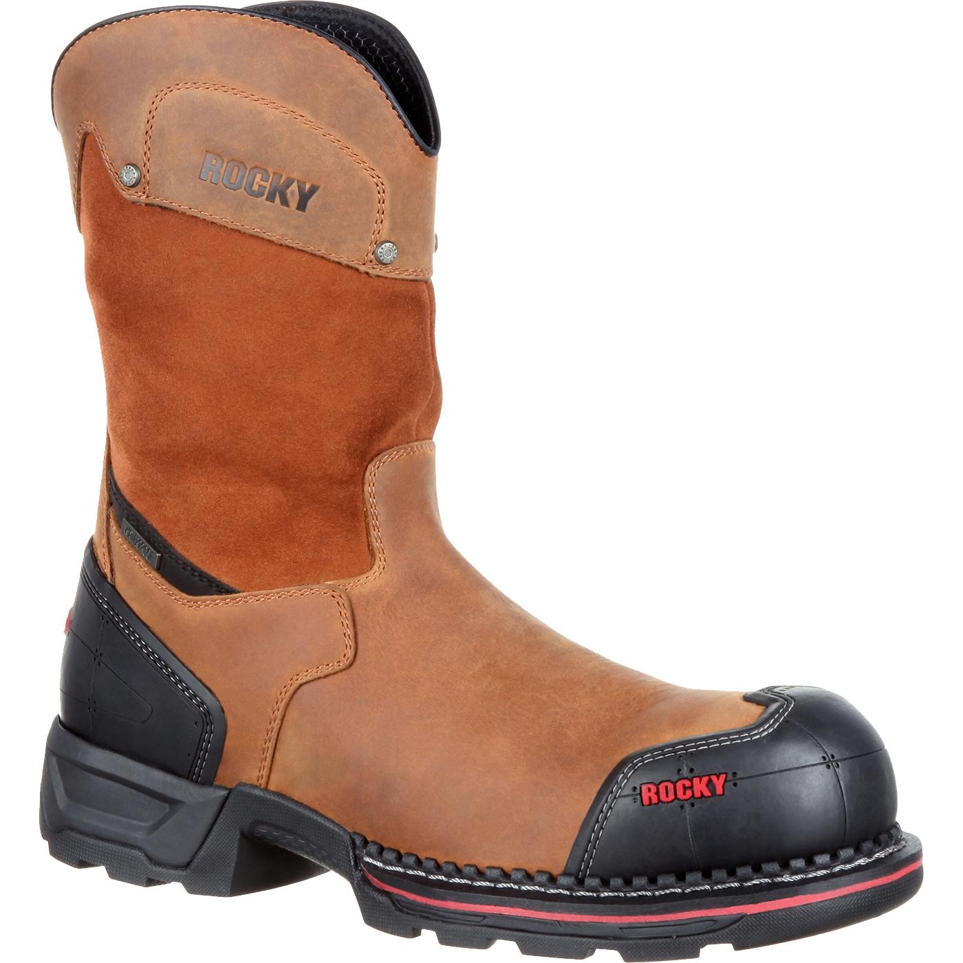 Rocky Maxx Men's PullOn Composite Toe Waterproof Work Boots
