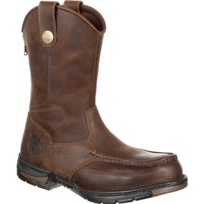 Georgia Boot Athens Pull-On Steel Toe Work Boot, , large