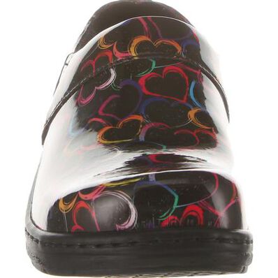 Klogs Mission Hearts Patent Women's Work Clogs, , large