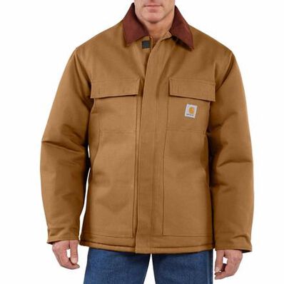 Carhartt Men's Brown Polyester Heated Vest (Large) in the Work