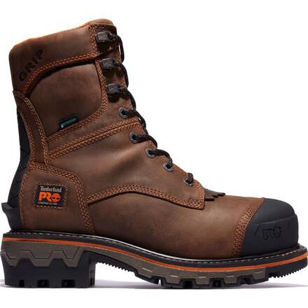 Timberland PRO Boondock HD Men's 8-inch Composite Toe 400G Insulated  Waterproof Logger Work Boot