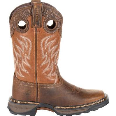 Lil' Durango® Maverick XP™ Little Kids Brown Western Work Boot, , large