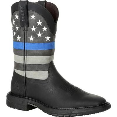 Rocky Blue Line Western Boot, , large
