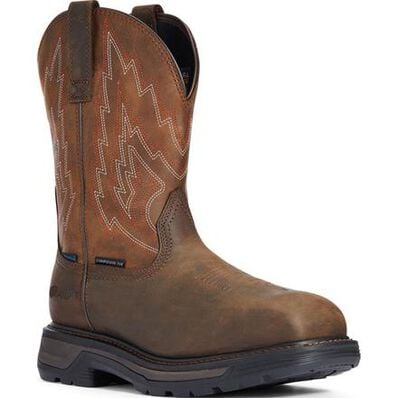 Ariat Big Rig Men's Composite Toe Electrical Hazard Waterproof Western Work Boot, , large