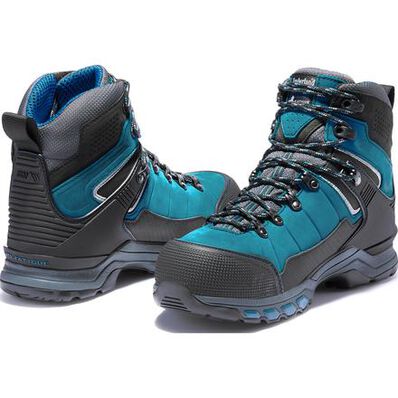 Buy the Timberland PRO Hypercharge TRD Men\'s 6 inch Composite Toe  Electrical Hazard Waterproof Work Hiker, A24PB