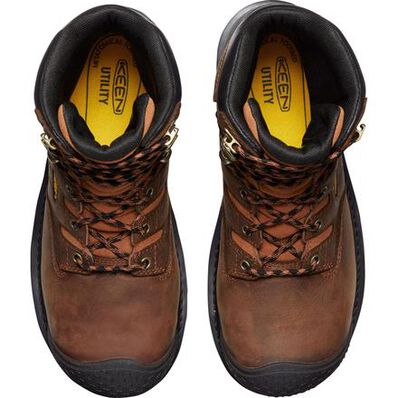 KEEN Utility® Camden Men's 8-inch Carbon-Fiber Toe Waterproof Work Boot, , large