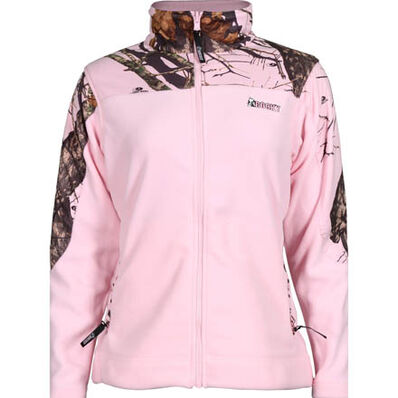 Rocky SilentHunter Women's Fleece Jacket, Mo Pink Camo, large