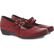Dansko Fynn Women's Red Leather Mary Jane with Double Strap, , large