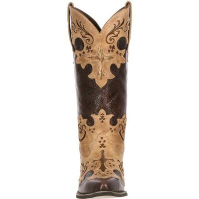 Crush™ by Durango® Women's Cross Overlay Western Boot, , large