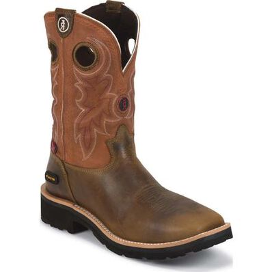 Tony Lama Composite Toe Western Waterproof Work Boot, , large