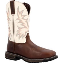 Durango® WorkHorse™ Chocolate Bone Steel Toe Western Work Boot
