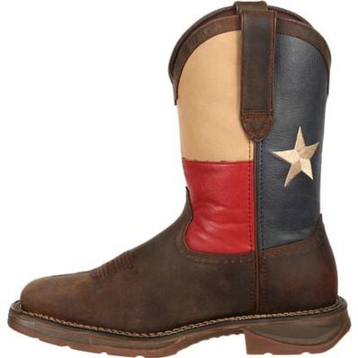 Rebel™ by Durango® Steel Toe Texas Flag Western Boot, , large