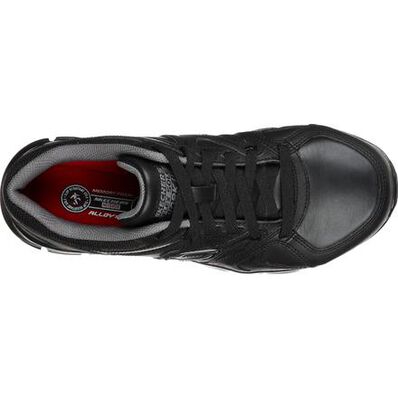 SKECHERS Work Synergy-Ekron Men's Alloy Toe Electrical Hazard Leather Athletic Work Shoe, , large