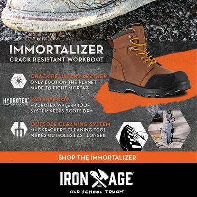 Iron Age Immortalizer Men's Composite Toe Electrical Hazard Waterproof Work Boot, , large