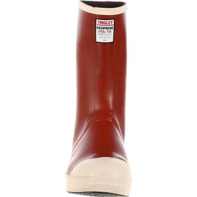 Tingley Neoprene Rubber 12" Steel Toe Snugleg Work Boot, , large