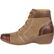 4EurSole Forte Women's Tan High Wedge Lacer Boot, , large