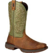 Rebel™ by Durango® Coffee & Cactus Pull-On Western Boot