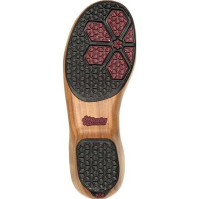 4Eursole Comfort 4Ever Women's Burgundy Patent Slip-On Shoe, , large