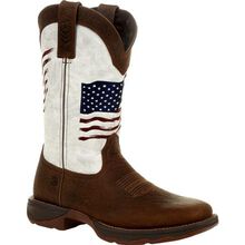 Lady Rebel™ by Durango® Women's Distressed Flag Embroidery Western Boot