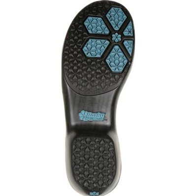 4Eursole Comfort 4Ever Women's Metallic Blue Harbor Patent Leather Slip-On Shoe, , large