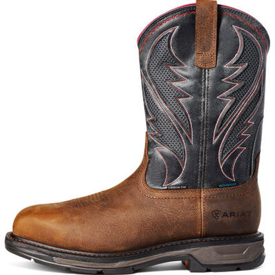 Ariat WorkHog XT VentTEK Men's 11-inch Carbon Toe Waterproof Western Work Boot, , large