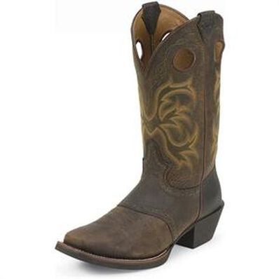 Justin Stampede Milo Pull-On Western Boot, , large