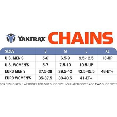 Implus Yaktrax Chains Unisex Ice Traction Accessory, , large