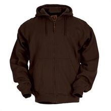 Berne Dark Brown Thermal-Lined Original Hooded Sweatshirt