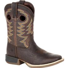 Durango® Lil' Rebel Pro™ Big Kid's Brown Western Boot