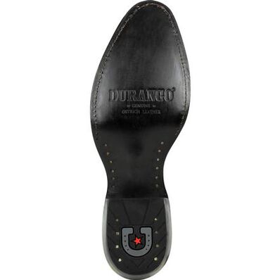 Durango® Premium Exotic Full-Quill Ostrich Ebony Western Boot, , large