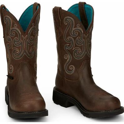 Justin Original Work Gypsy Women's Steel Toe Waterproof Western Work Boots, , large