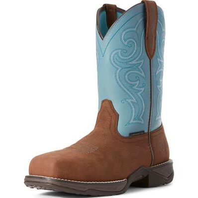 Ariat Anthem Women's 10 inch Composite Toe Electrical Hazard Western Work Boot, , large