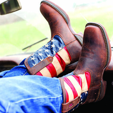 Rebel™ by Durango® Steel Toe Flag Western Flag Boot, , large
