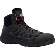 SlipGrips Men's Alloy Toe Electrical Hazard Puncture-Resisting Waterproof Hi-Top Athletic Work Shoe