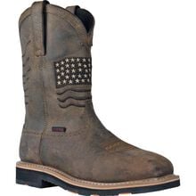 HOSS Rushmore Men's 11-inch Composite Toe Puncture-Resisting Waterproof Western Work Boot