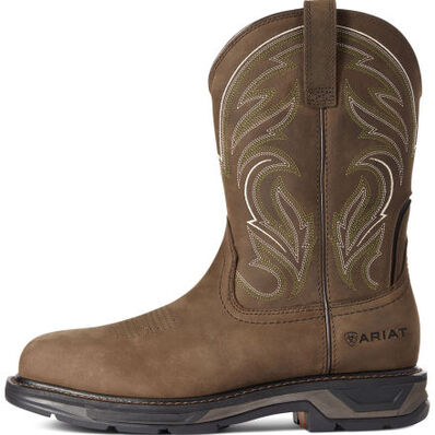 Ariat WorkHog XT Cottonwood Men's 11-inch Carbon Nano Toe Pull-On Western Work Boot, , large
