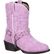 LIL' DURANGO® Big Kid Lavender Bling Harness Western Boot, , large