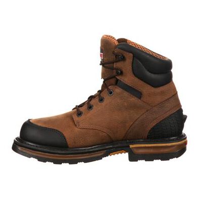 Rocky Elements Wood Steel Toe Puncture Resistant Work Boot, , large