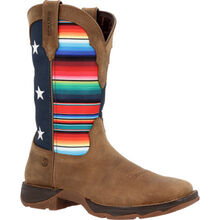Lady Rebel by Durango® Women's Dusty Brown Serape Flag Western Boot