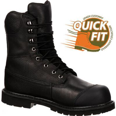 QUICKFIT Collection: Lehigh Safety Shoes Unisex Steel Toe Waterproof 200g Insulated Work Boot, , large