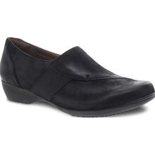 Dansko Fae Women's Black Leather Slip-On Shoe
