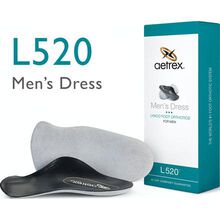 Aetrex Men's Dress 3/4 Low/Flat Arch Orthotic