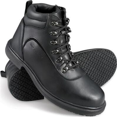 Genuine Grip Slip-Resistant Steel Toe Zipper Boot, , large
