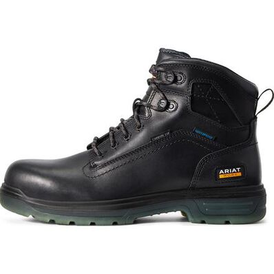 Ariat Turbo Men's CSA Carbon Toe Electrical Hazard Puncture-Resistant Waterproof Work Boot, , large