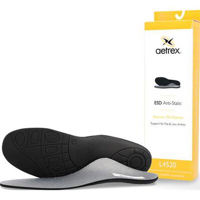 Aetrex ESD Unisex Static-Dissipative Flat/Low Arch Posted Orthotic, , large
