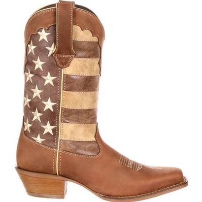 Crush™ by Durango® Women's Distressed Flag Boot, , large