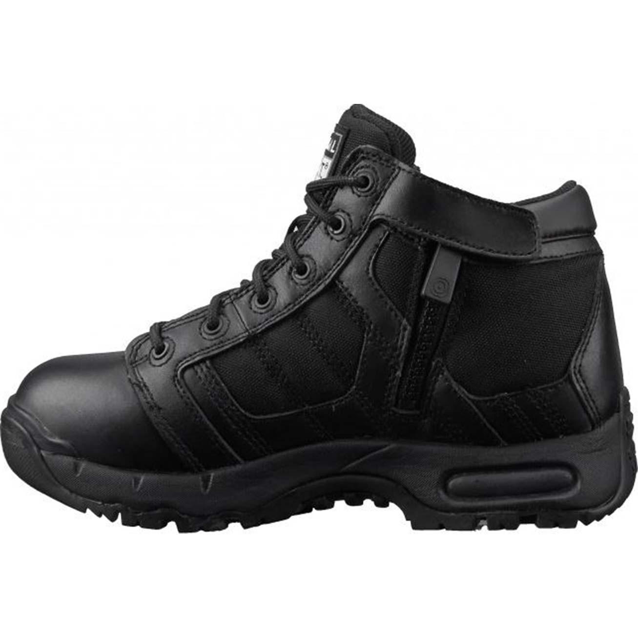 Women's Black Military Waterproof Side-Zip Duty Work Boot - SB125411