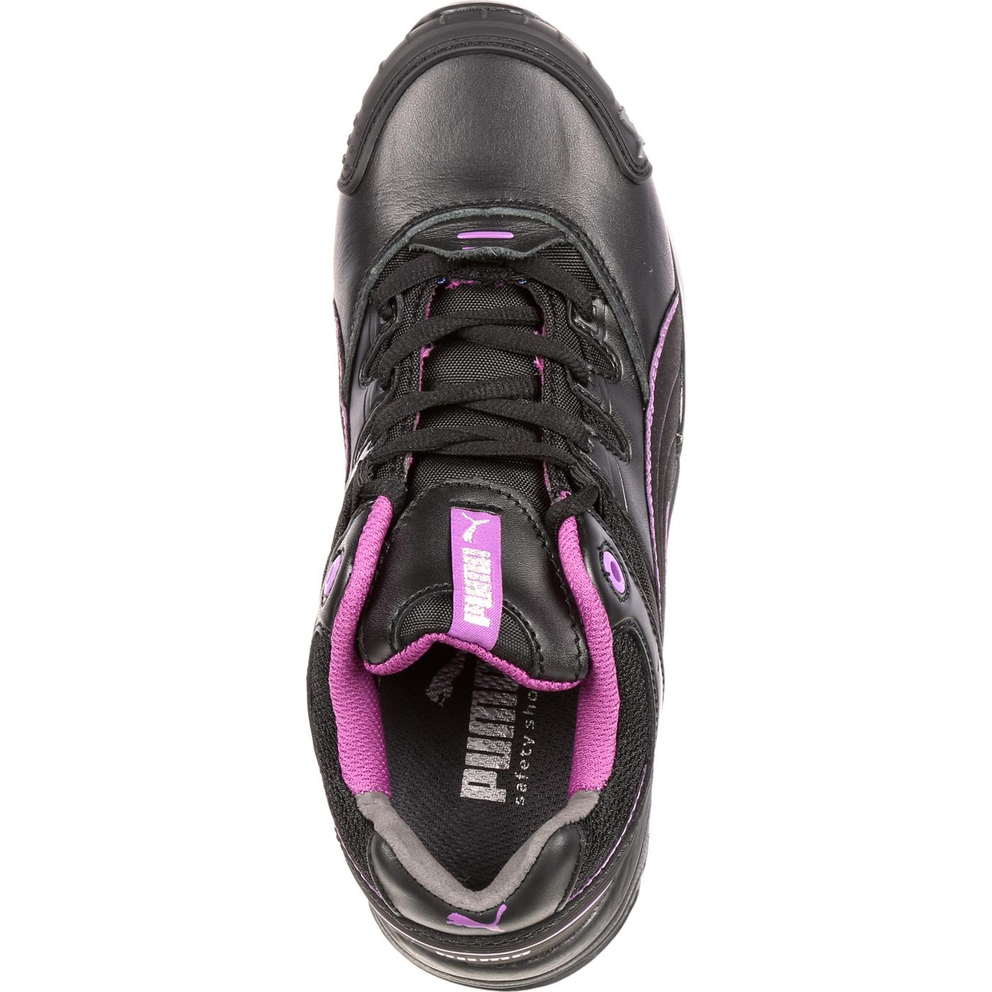 Women's Purple & Black Puma Athletic Steel Toe Work Shoe #P642885