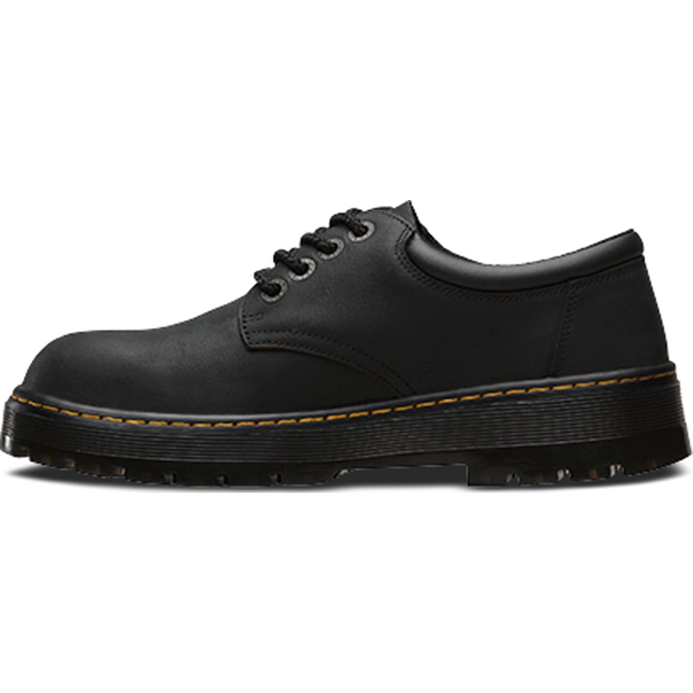 Men's Steel Toe Black Work Oxford Shoe, Dr. Martens Bolt