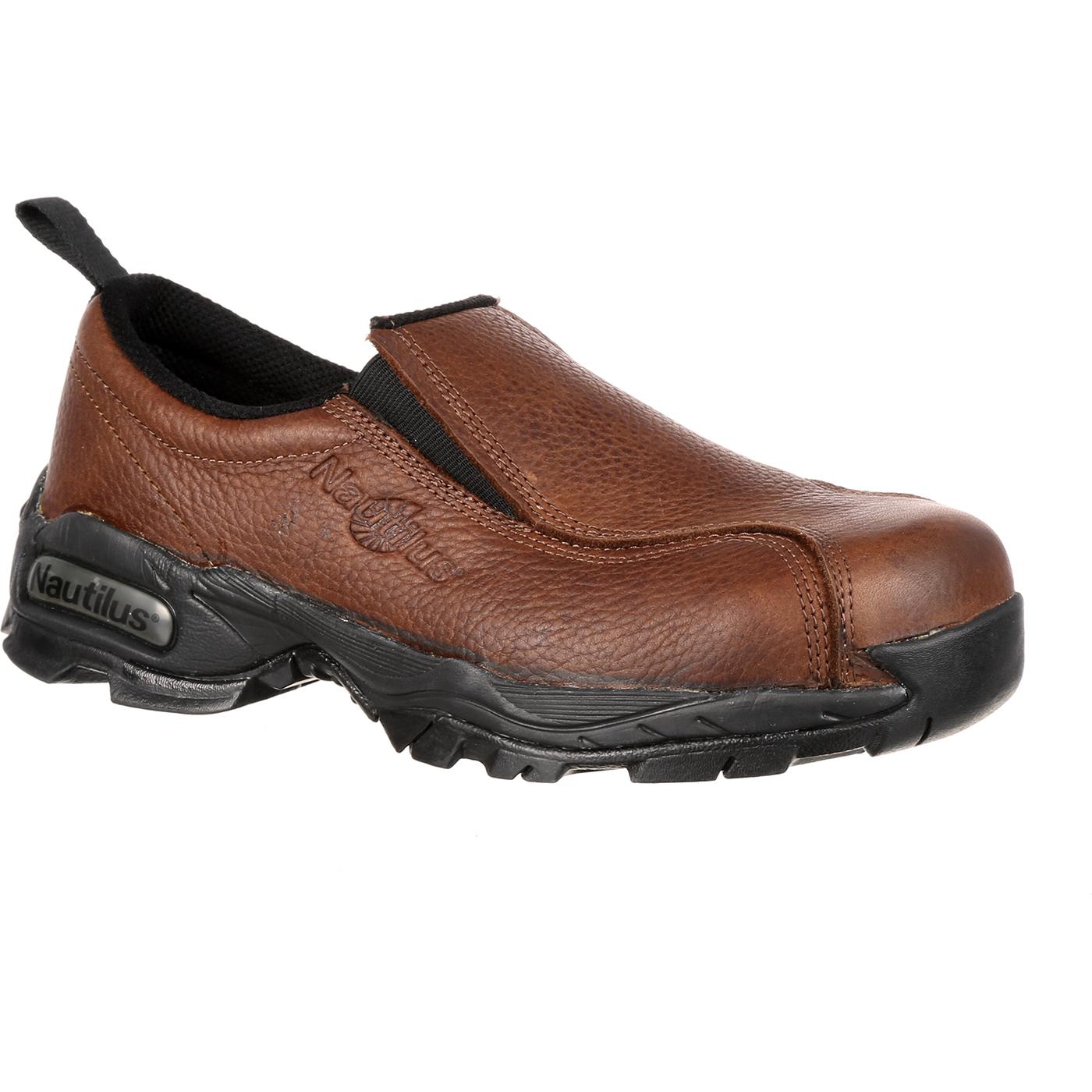 Nautilus Steel Toe Static Dissipative Slip On Work Shoe, N1620